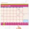 2026 Sherbet Large Desk Pad Monthly Blotter Calendar